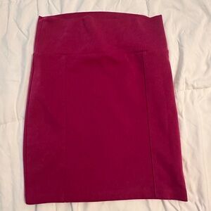 Fuschia mini skirt